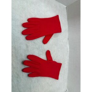 VTG Fownes Embraceable Women Red One Size Gloves Nylon Opera 6-7.5 Evening